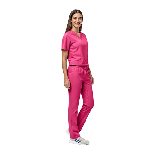 Natural Uniforms Unisex Scrub Set-Top and Pant Set (Standard Workwear Scrub Set)