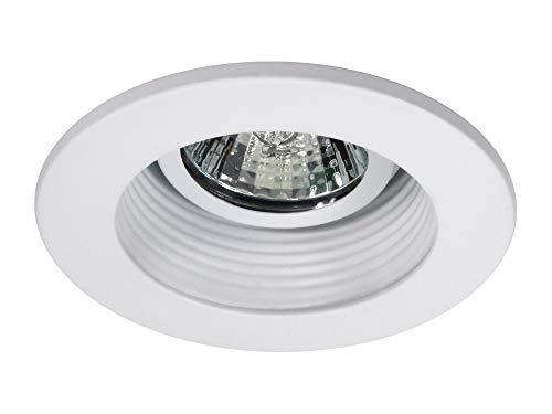 Nicor 13002WH Baffle Trim For 13100 & 13100R 3-Inch Non-IC Recessed Lights - White Finish, Dry Location - View #4