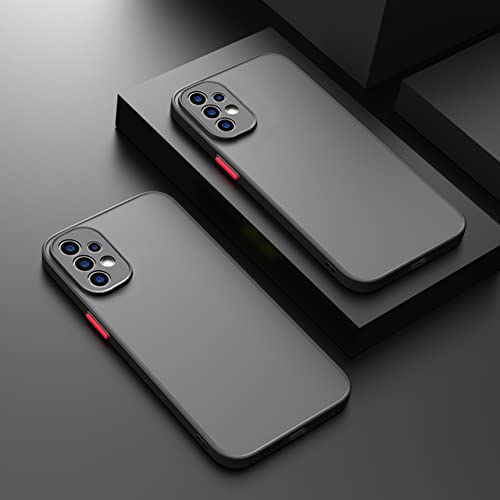 Coque mate antichoc noire Galaxy A52 avec bumper renforcé armor cover pour une résistance maximale