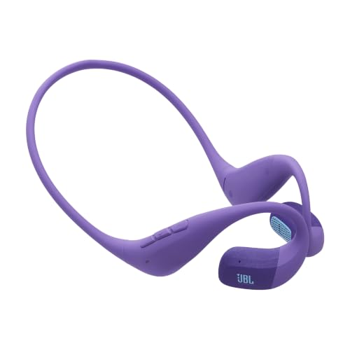 Image of JBL Endurance Pace - Open-Ear Sport Headphones with Memory Wire Neckband, Water & dust Proof (IP68), 2 beamforming mics, up to 10 Hours of Music, Hands-Free Calls and Music Management (Purple)