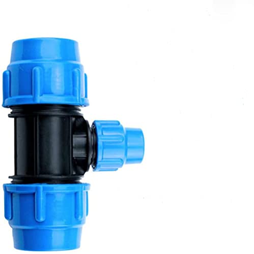 PE Plastic Compression Reducing Tee Irrigation Water Pipe Multi-Sizes