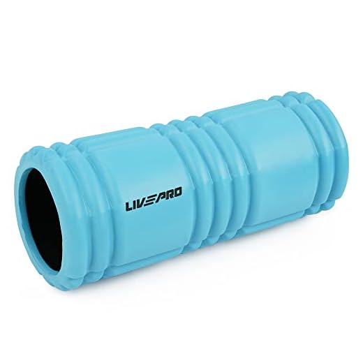 LivePro - Foam Roller Yoga Esercizio Rullo Schiuma EVA 15L*15W*33H cm Palestra Trigger Point Pilates con Trama MASSAGGIO