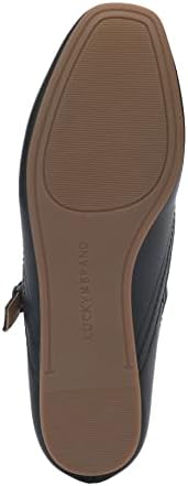 Lucky Brand Women's Albajane Mary Jane Flat, Black, 5.5 | Image 6