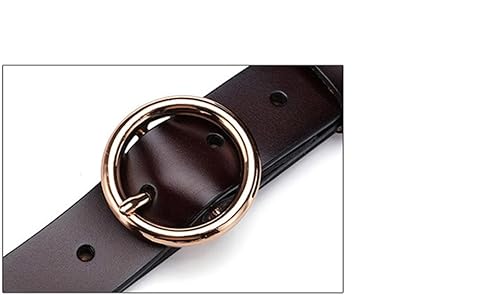 Women's Leather Pattern Design Pin Buckles Metal Belts Pants Dress Fashion Waist Belt4