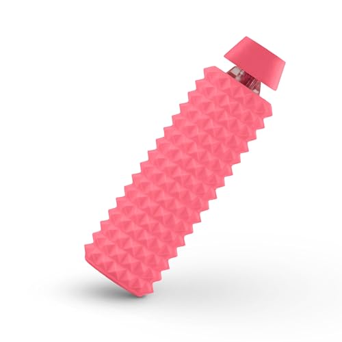 Image of Distractibles Spike Roller Clicker, Tactile Pain Stim Fidget with Clicker Switch, Pain Stimulation Roller with Lanyard (Pink)