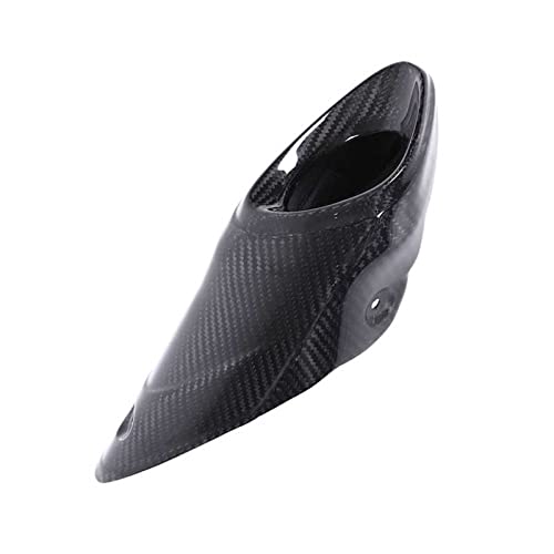 Cubierta de tubo escape de fibra de carbono real 3K exclusiva para Yamaha FZ-09 3