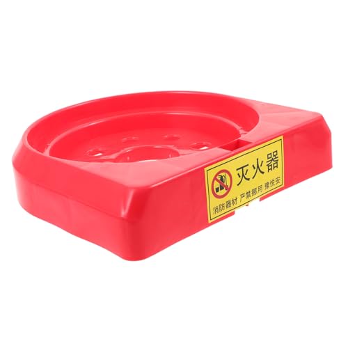 Gatuida Support Extincteur Poudre Plastique Stable Base Robuste pour Extincteurs Socle de Rangement Pratique pour Coffre de Voiture