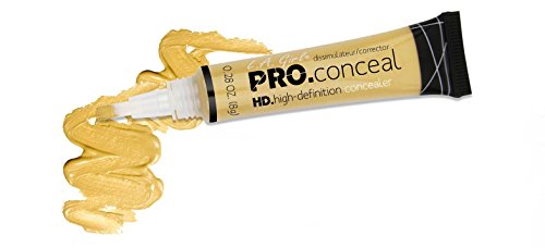 LA Girl Pro High Definition Concealer (1, GC 991 Yellow Corrector), 16 Ounce
