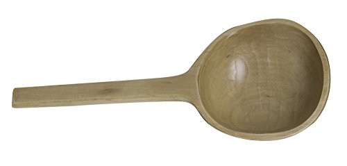 ALFI brand AB6604 15-Inch Solid Cedar Wood Foot Soaking Barrel Bucket with Matching Spoon