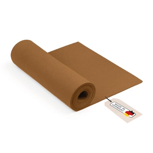 Chemin de table en feutre protège table marron anti rayure 5mm - 2