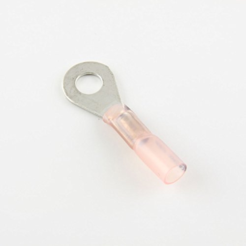22-18 Ga. Solder Heat-Shrink Ring Terminals, 1/4
