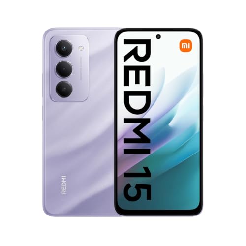 Xiaomi Redmi 15 - Smartphone Von 8 + 256Gb, Violett, Bildschirm Von 6,9" 120Hz, Procesador Snapdragon® 685, 50Mp-Kamera, 7000Mah, Keine Ladegeräte Ent