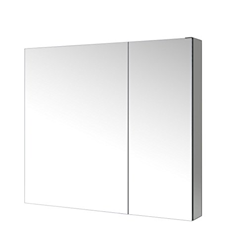 Virtu J-Med01A30 Confiant Mirrored Medicine Cabinet Recessed Or Surface Mount, 30" #TOP19