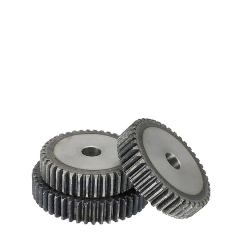 Engranaje cilíndrico SC45 de alta durabilidad con 46 dientes y eje de 12 mm