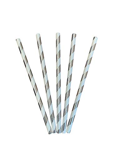 image for Kingseal FSC Certified Paper Disposable Cocktail Straws, Stirrers, Unw