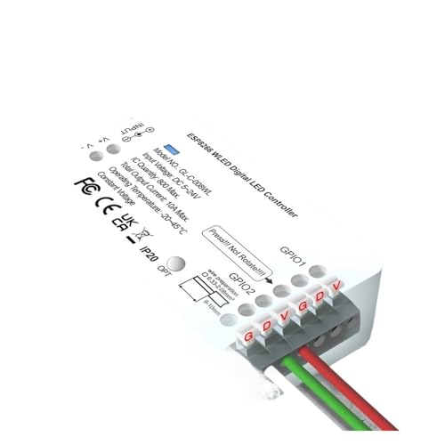 Solución para control de tiras LED WLED DC5-24V con IC 800 5