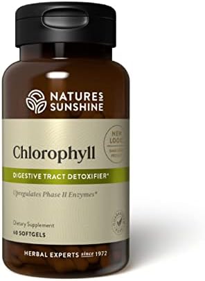 Nature's Sunshine Chlorophyll, 60 Softgel Capsules | Helps Support the Body's Blood-Cleansing Functions and Strengthens the Immune and Intestinal Systems