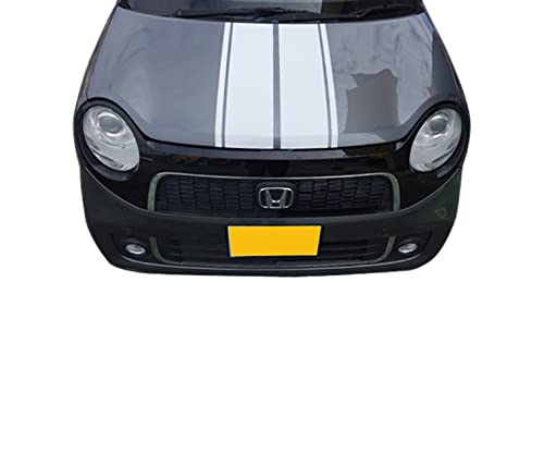 汎用 ボンネット&ルーフ&リアゲート シール デカール ステッカー ストライプ ホワイト 白 3メートル 幅15cm淵ありタイプ ミニクーパー NBOX N-ONE NONE エヌワン スポーツ仕様に