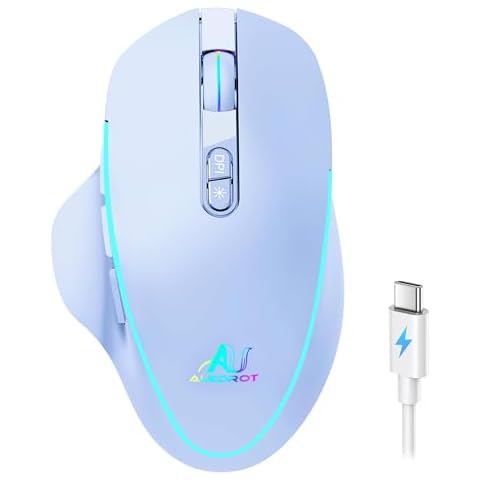 AUEDROT Wireless Mouse with Built-in Jiggler Cover