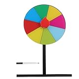 Supvox Roulette unterrichten Spinning Prize Wheel Tragbares Preisrad Weihnachtsfeierspiele