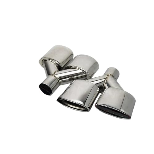 Embout d'échappement Benz Classe C W204 silencieux arrière sport double sortie acier inoxydable