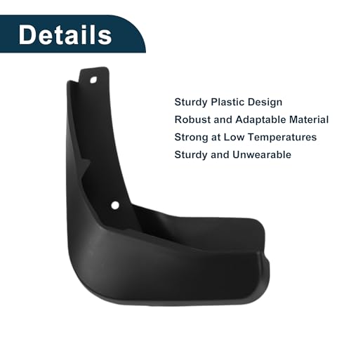 Image of Mud Flaps Splash Guards for Volkswagen Golf 7 2014-2017 W /Mount Accessories Mud Guards Front and Rear 1 Set