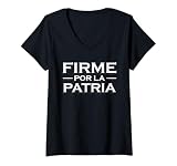 Women's Abelardo de la ESPRIELLA. Firme por la Patria Libertad V-Neck T-Shirt