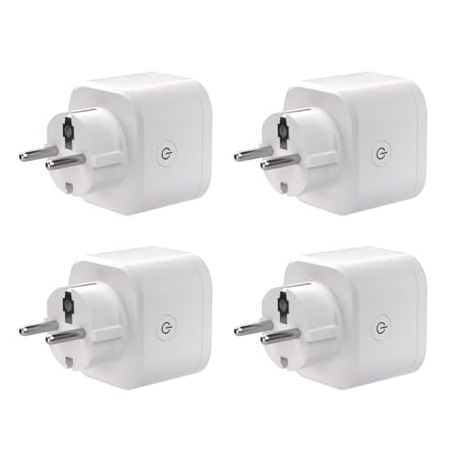 SONOFF S61s Presa Intelligente WiFi 16A/3840W – Controllo Remoto e Vocale, Timer, Monitoraggio Energetico – Compatibile con Alexa, Google, Apple Home, SmartThings e Matter (Confezione da 4)