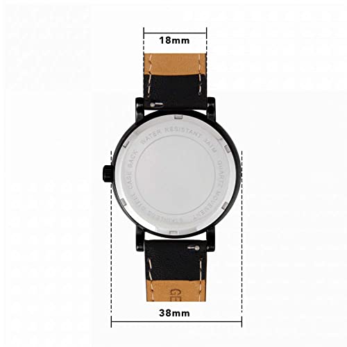 Reloj de cuarzo Toff London para mujer con movimiento preciso y esfera personalizada Cream Saloon 5