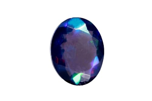 Opale de feu éthiopienne ovale 1.48 Cts | Pierre précieuse taillée à facettes - 4
