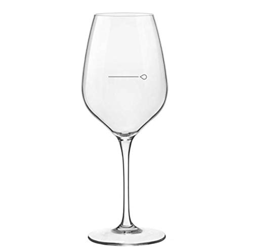 PEGANE Lot de 6 Verres à Pied jaugé à 15 cl en cristallin - 43,5 cl