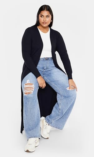 Image of City Chic Plus Size Cardigan - Goldie Longline