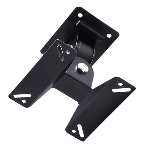 KOMBIUDA Soporte De TV De Rotación 180° para Pantalla Plana, Montaje En Pared Compacto para Hogar y Oficina, Compatible Televisores Negros, Accesorios Incluidos