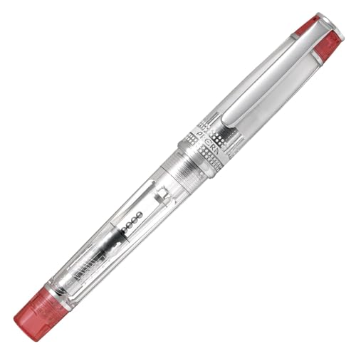 Image of Pilot Prera Iro-Ai Fine-Nib Transparent Red Body Fountain Pen (FPRN-350R-TR