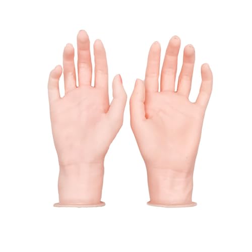 Vielseitiges Modell aus Silikon für Hände und Füße, realistisches Handmodell aus Silikon mit flexiblen Gelenken für die Präsentation von Zubehör