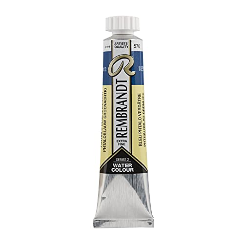 Rembrandt Watercolour Tube 20 ml Phthalo blue greenish 576 (05045760)