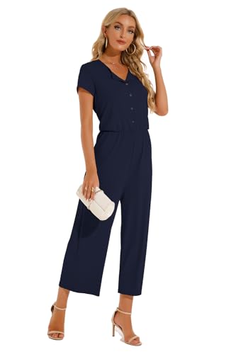 Mono elegante de manga corta para mujer Cassiecy ideal para tardes de terraza y paseos urbanos 3