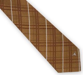 Texas Oxford Stripe Woven Silk Necktie
