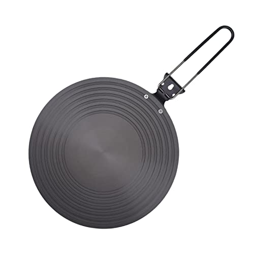 Placa para evitar comida quemada difusor de calor para gas de aluminio de 28cm con mango 7