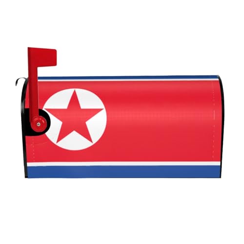 Protezione magnetica per cassetta postale con bandiera coreana, impermeabile, stampa personalizzata per cassette postali