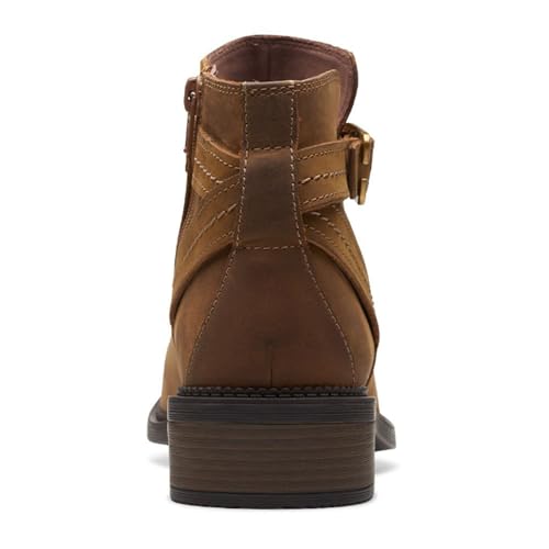 Image of Clarks womens 26168079-dark Tan L Uniform Dress Shoe
