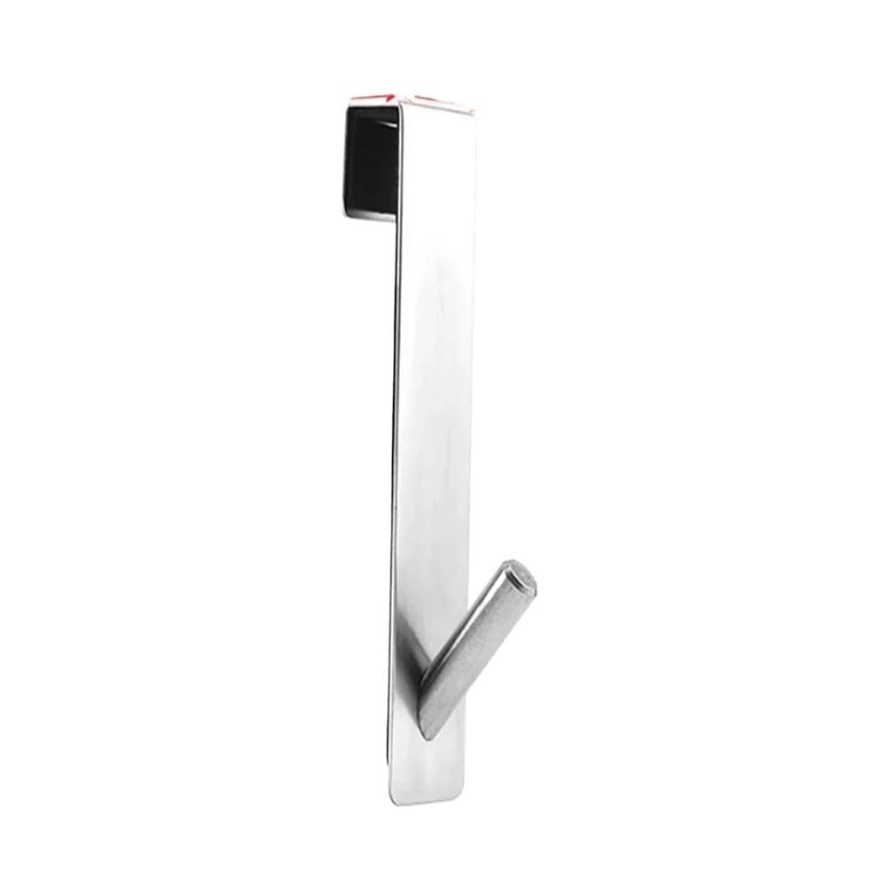 Hgniang Stainless Steel Over Glass Door Shower Back Towel Rack Bathroom Bathrobe Hanger Holder Hooks