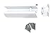 Security Hasp, 6In. H, White