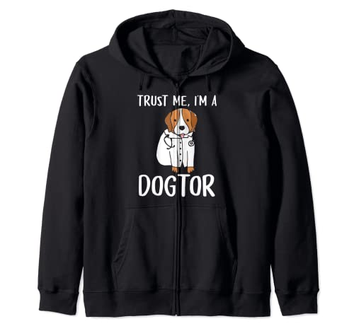 Regalo divertente Dottore Cani | Trust Me I'm A Dogtor Felpa con Cappuccio