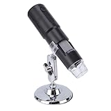 Connectivité 3 en 1 : notre microscope se connecte facilement aux ordinateurs, smartphones et tablettes, fournissant des images microscopiques haute résolution fluides sur des écrans plus grands, sans décalage ni distorsion.