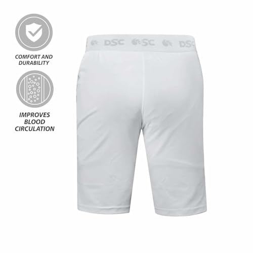 Image of DSC Men's Compression Shorts, Half Tight Athletic Underlayer for Workout, Gym, Sports & Cycling - Breathable Muscle Support
