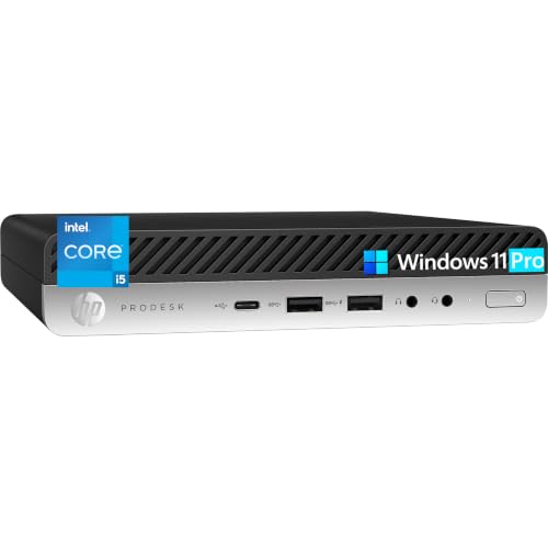 Image of HP Business Mini Desktop PC, Intel Core i5, 32GB DDR4 RAM, 1TB PCIe SSD