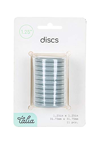 Talia Discbound Notebook - Discs (Cool Grey, 1.25inch)