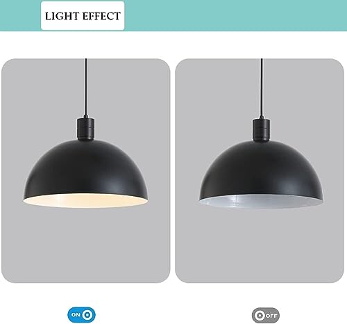 Lustre industriel noir et chrome avec plafonnier suspendu réglable