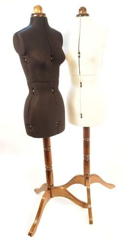 Lewenstein Lady Valet Buste de Couture Mannequin Femme réglable - Blanc/Small